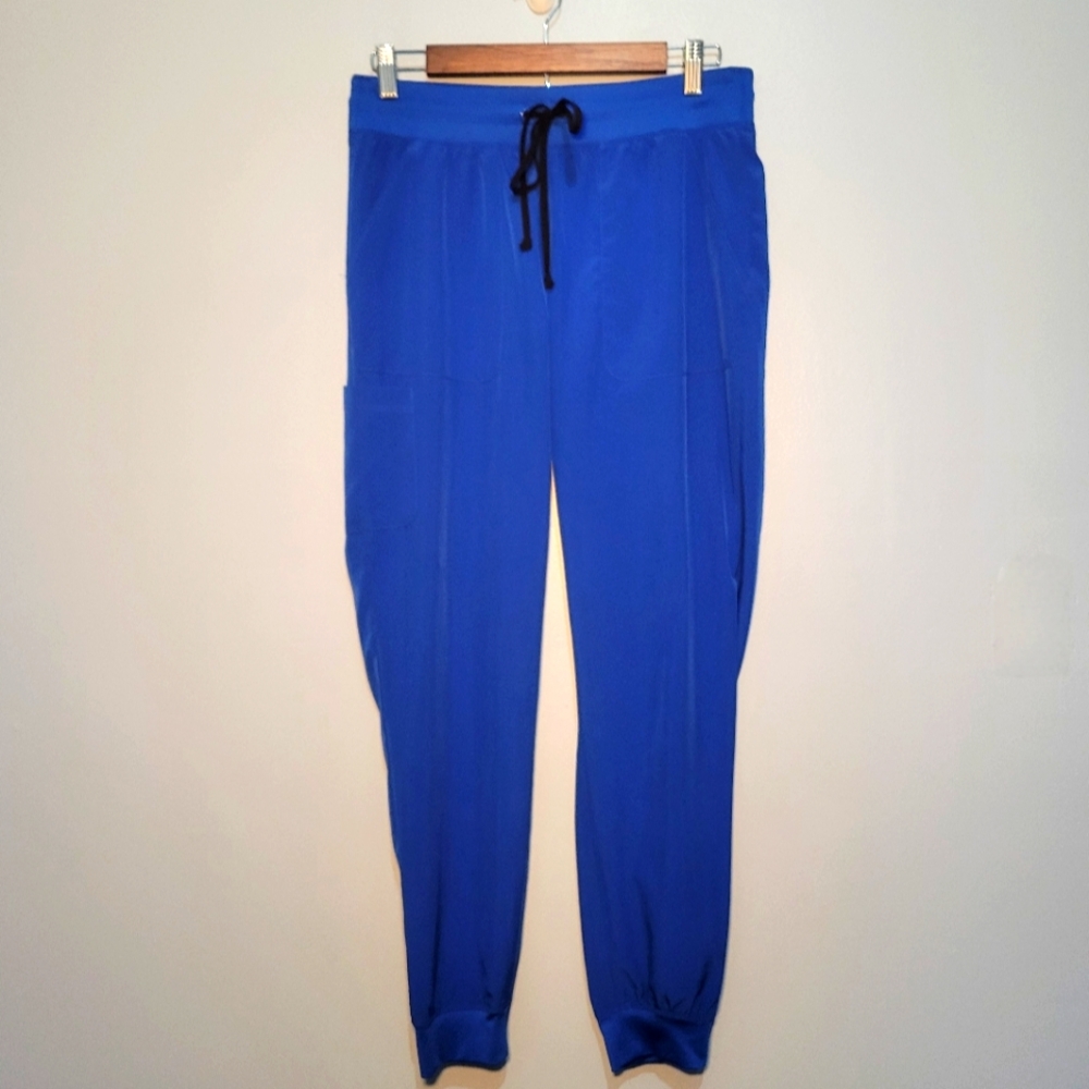 Maeven‎ Matrix Impulse Yoga Inspired Jogger Scrub Pants Womens Size Medium Blue